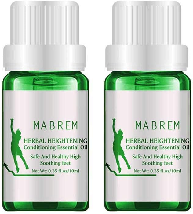 KAKAT MABREM Meilin Herb Elevation Conditioning Massage Essential Oil,Heightening Growth Boosting Essential Oil Soothing Feet Safe and Healthy (Green Heightening 2PCS)