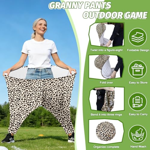 Image of Granny Pants Game, Granny Pants Outdoor Game with 4PCS Granny Pants 16 Bouncy Balls & 1 Air Pump(Random Color), Granny Pants Yard Game for Adults and Family Entertainment Group Activities