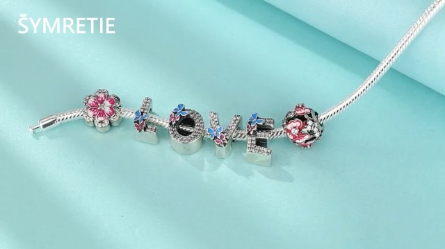 1 pezzo Pendente Charm In Argento Sterling 925 Brillante Sole Con