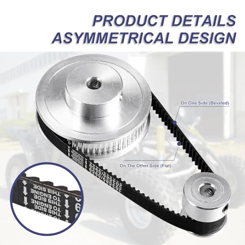 Go Kart Drive Belt, 3PCS Drive Belts, Cheimaxy 30 Series Torque Converter Belt for Manco 5959 / Comet 203589 Part Replacement - Image 5