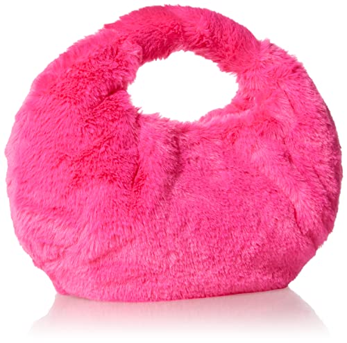 The Drop Women's Addison Soft Volume Top Handle Bag, Hot Pink Fur, One Size #TOP1