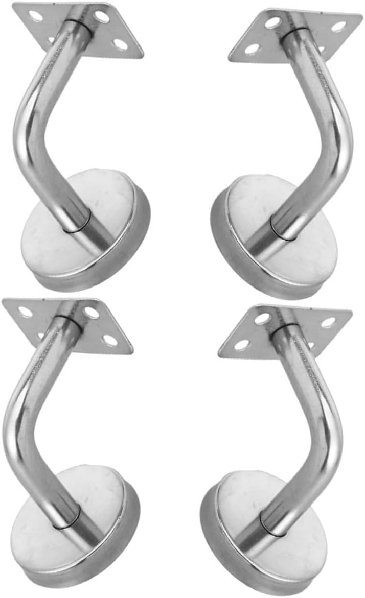 4pcs Handrail Bracket Indoor Stair Railing Stainless Steel Support for Handrail