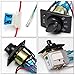 Saihisday A/C Air Conditioning Evaporator Assembly Unit 12V, Under-Dash A/C Heating Cooling Unit with 4 Vents for Car Truck