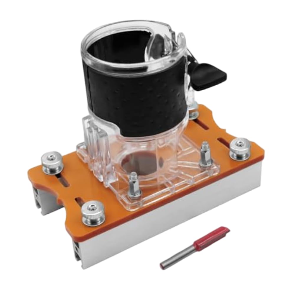 Mortise and Tenon Jig 2 in 1 Woodworking Router Jig for Grooving, Cabinet and Furniture Joinery, Invisible Fastener Installation, Tenoning for Woodworkers