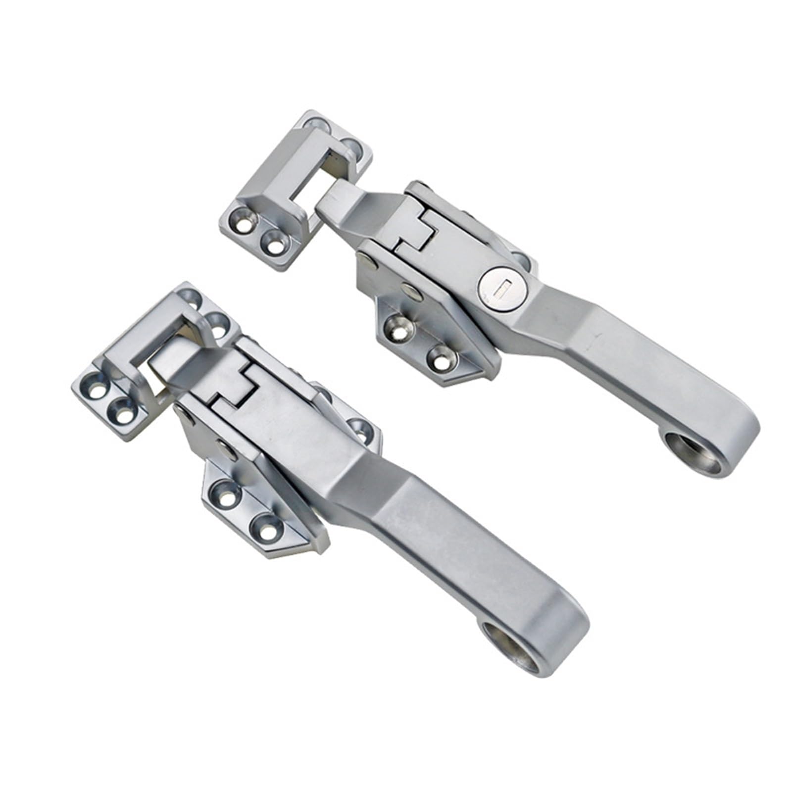 Poignée moulée de précision en alliage de Zinc, Type de liaison, for congélateur industriel, stockage au froid, étanche sous vide, avec ferme-porte de Type large, 1 pièce(No lock)