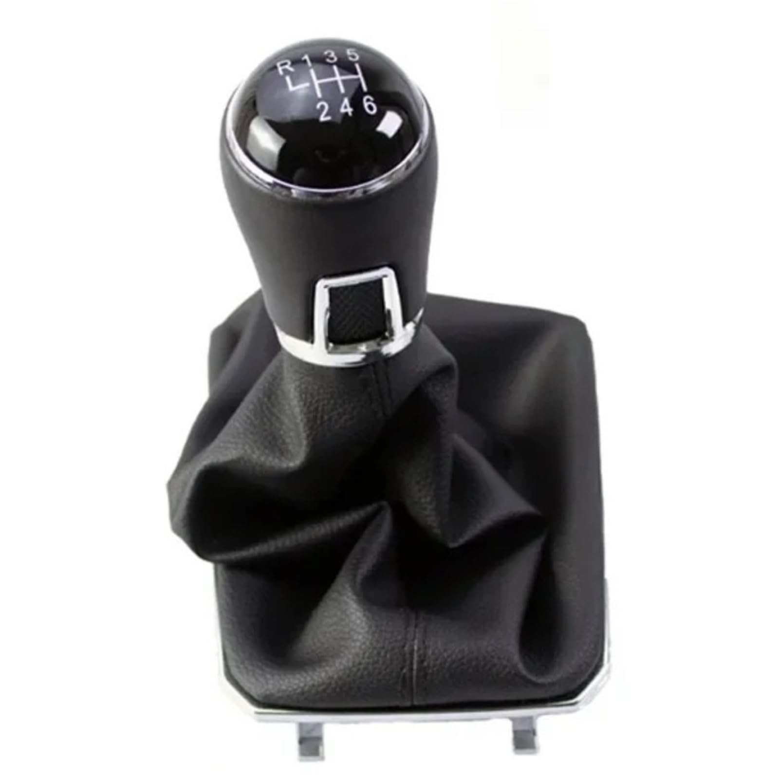 Tusgt Black 6-Speed Gear Shifter Knob Head For Vw For Lingdu 2014-2019 5/6 Speed Is Suitable Manual Transmission Handball Gear Shift Head(Black 6-Speed)