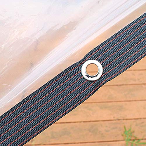 Lona impermeable transparente antienvejecimiento que evita filtraciones en tiendas 6