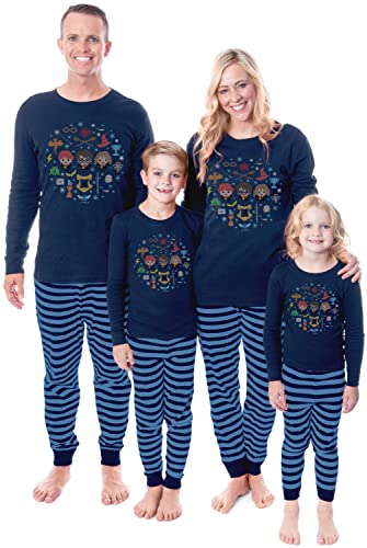 Pyjama Harry Potter adulte coton ajusté vêtement nuit Wizarding World