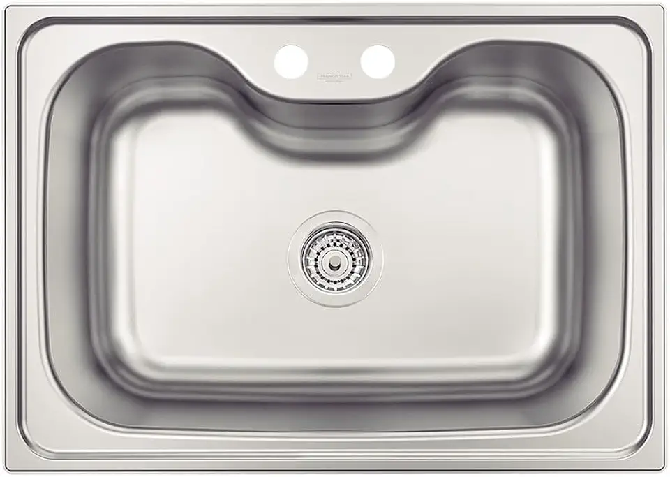 Cuba de Sobrepor Morgana 60 FX em Aço Inox Acetinado Sem Acessórios 68X50cm, Tramontina, 93806122