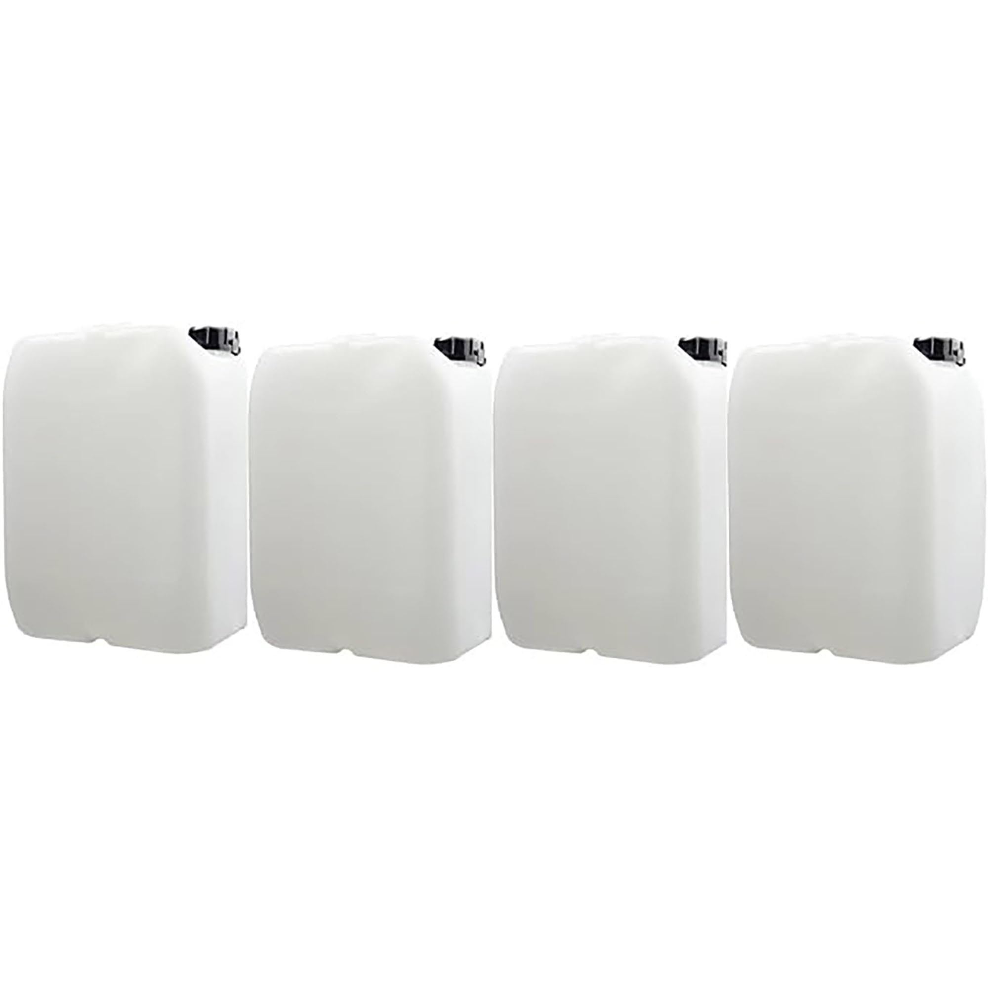ITP Packaging 4 PACK 20 Litre Plastic Jerry Can with T/E Cap for camping, caravanning, boating water transportation and storage