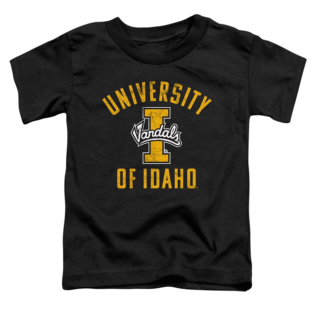 University of Idaho Official Uidaho Vandals Logo Unisex Toddler T Shirt,Black, 2