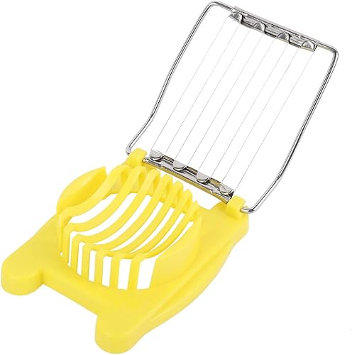 Miniatura 7 de Rebanadora de huevos de plástico resistente con alambres de acero inoxidable, multiusos, cortador de ensalada de huevos hervidos, herramientas de