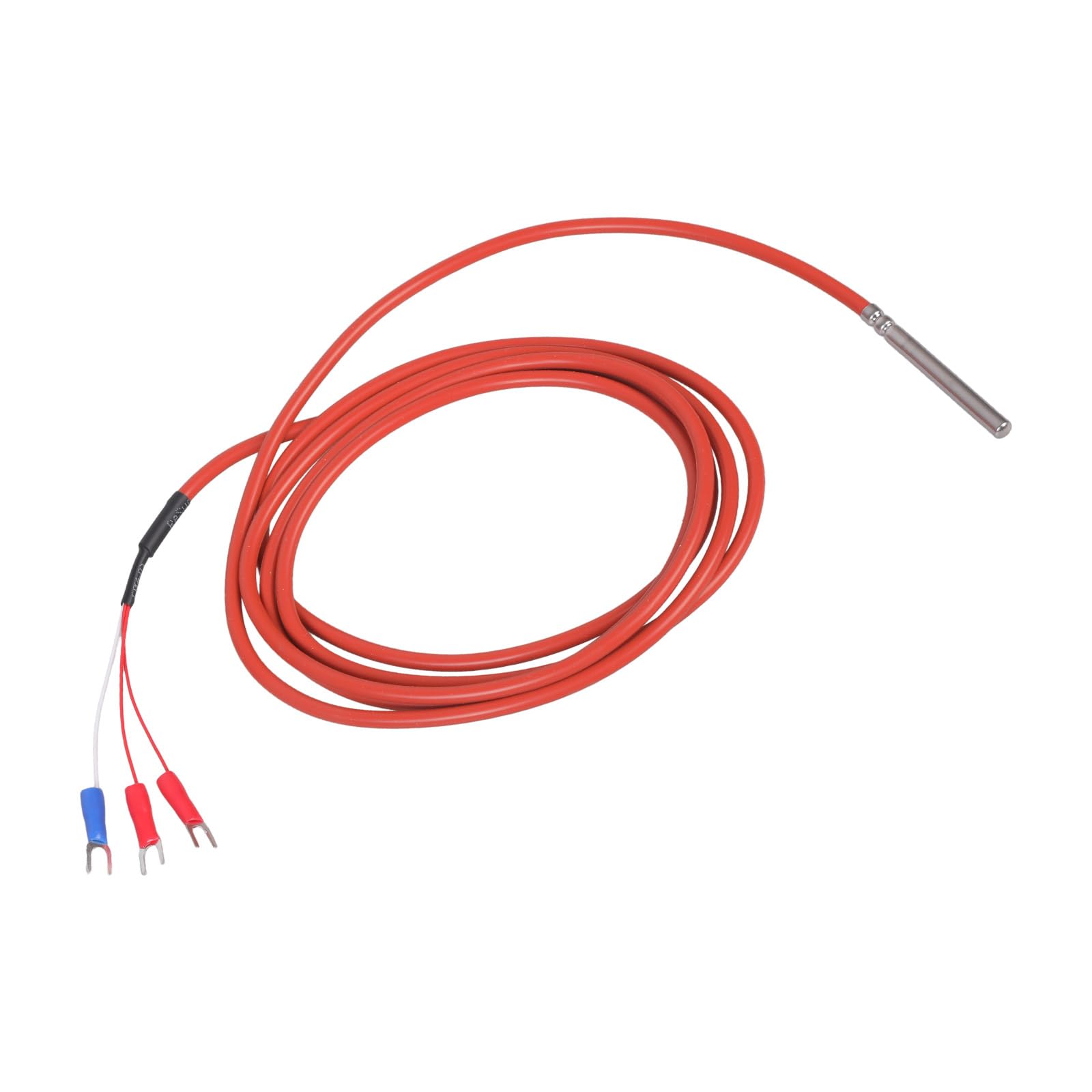 Hdoytxxm Accuracy 0.1 Pt100 Thermistor Waterproof Probe Silicone Cable Stainless Steel Sensors For High Precisions Temperature Measurement