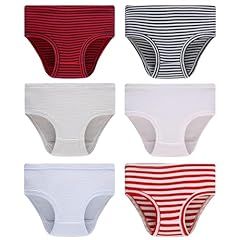 6 Pack - Stripes/White/Red