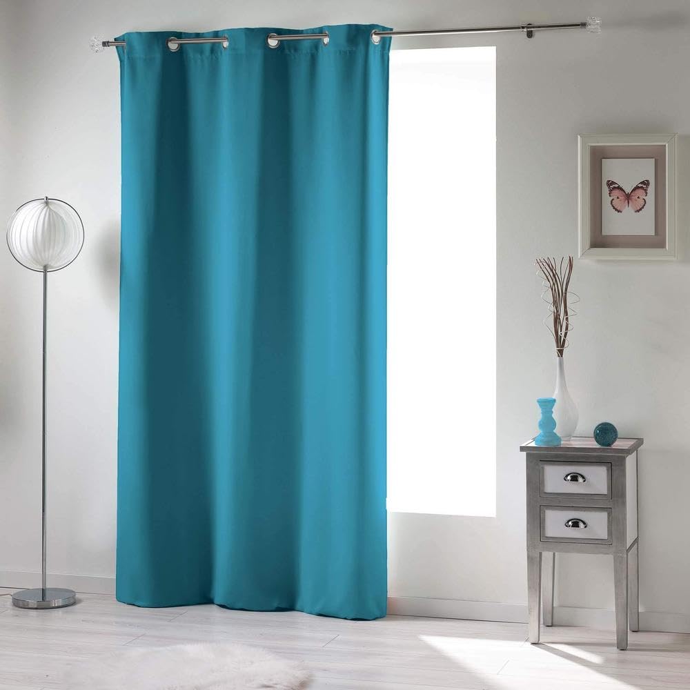 Douceur D'Intérieur Tenda Oscurante Con Occhielli - 135x240 Cm, Colore Salvia, Blocca La Luce, Per Soggiorno E Camera - 4