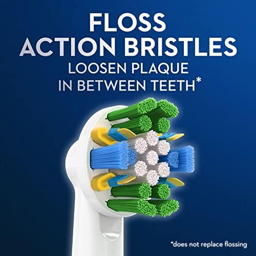 Oral-B FlossAction Electric Toothbrush Replacement Brush Heads Refill, 3ct - 1