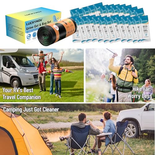 25 bolsas de inodoro portátiles con geles absorbentes - Oferta especial - Image 6