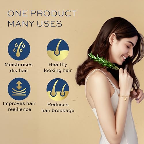 Image of Parachute Advansed Rosemary Essential Oil | 100% Pure | Hair Growth & Hair Fall Control | Thick & Voluminous Hair | Moisturises dry hair, Reduces hair breakage, Improves hair Resilience | 14ml