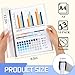 13 Pack Report Covers with Sliding Bar, Clear Report Covers for A4 and Letter Size Paper, Presentation Folders Resume Document Covers for School Office, Black