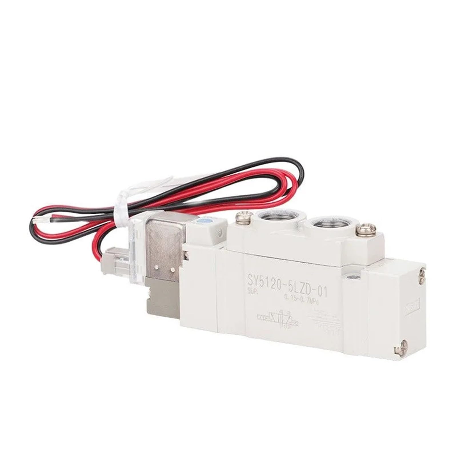 Electroválvula doble de 2 vías SY5220 C8 electroválvula neumática eléctrica (SY5220-6LS-C8)