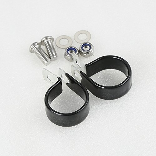 XMT-MOTO Kit Inferiore Carenatura Ventilata Adatto Per 1983-2013 Harley Davidson Touring Road King Electra Glide Ultra Limited Ultra Classic Street Glide Cvo E Modelli Trike (Nero Lucido) - 9