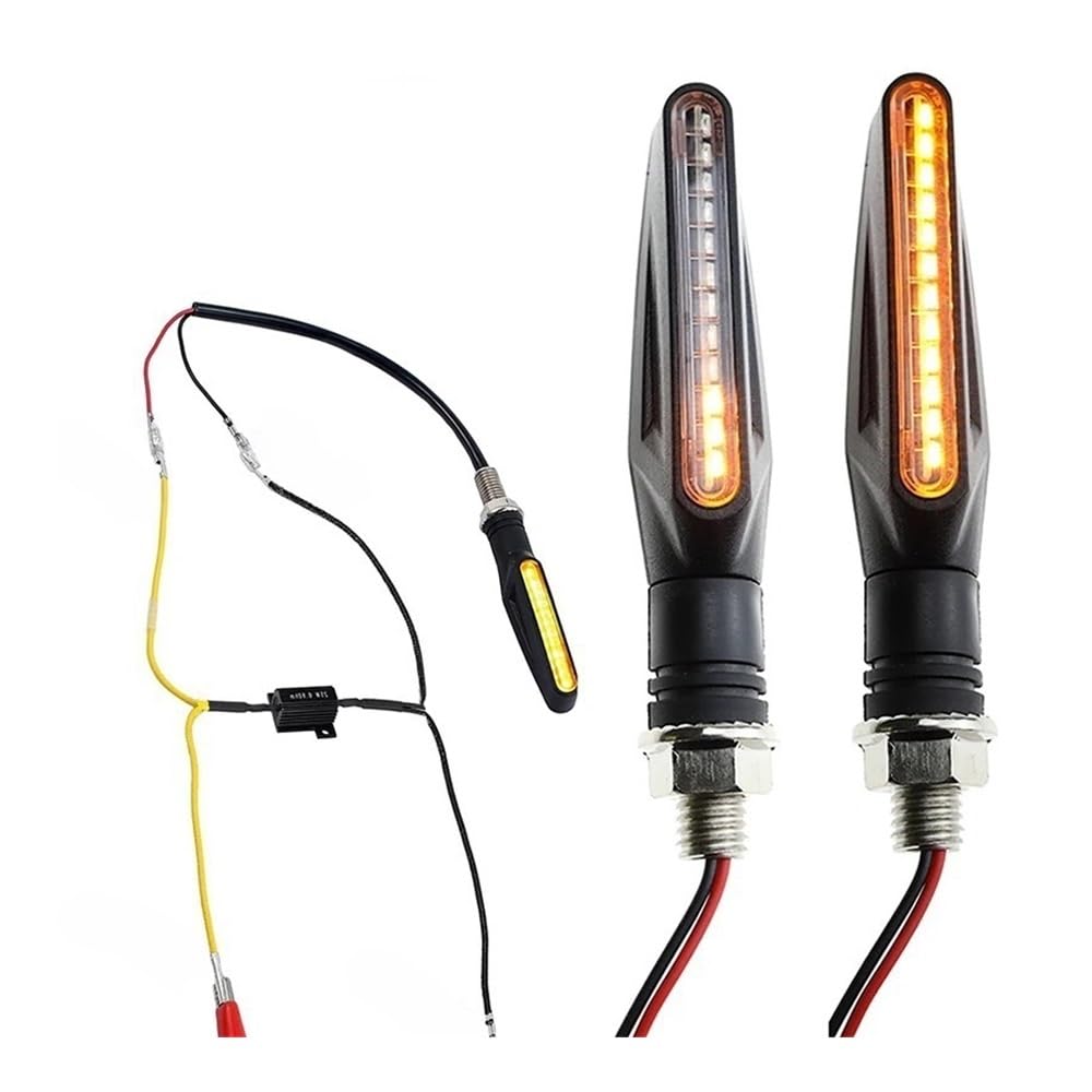 Luces Intermitentes para motocicleta, intermitentes fluidos para