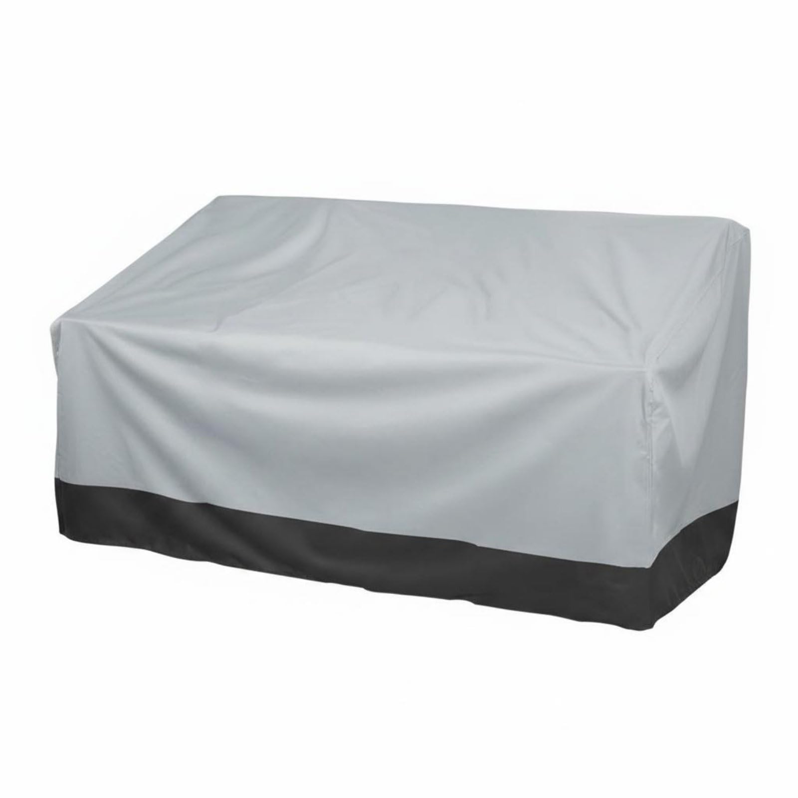 Anti Outdoor Sofa Cover Dustproof Garden Furniture Protector Heavy Duty Patio Loveseat Cover Windproof for Courtyard, Gray-Black, 210D 224-83-84cm | Home & Garden-image-35