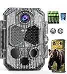 CamZeste Cámara de Caza 84MP 4K WiFi, 8 Pilas AA y...: 【Fotos de 84MP de alta resolución y vídeo Ultra HD 4K】Captura cada detalle con fotos de 84MP de máxima claridad y vídeos 4K ultra nítidos. Ya sea para vigilar un jardín o documentar la fauna silvestre, esta cámara de caza ofrece imágenes de calidad p...
