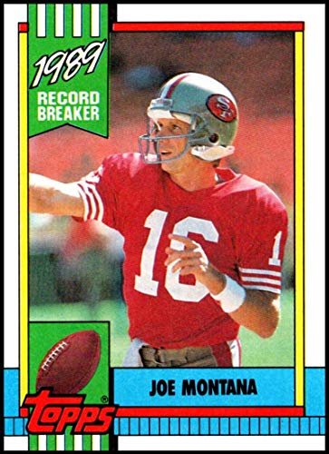 Football NFL 1990 Topps #1 Joe Montana #1 RB NM 49ers