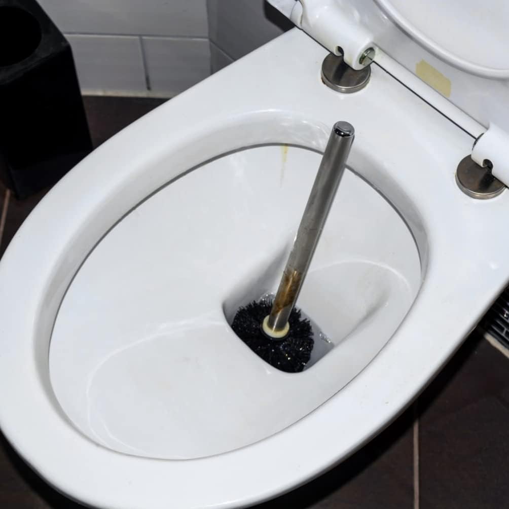 DOITOOL 15pcs Bathroom Cleaning Brush Replacement Dense Plastic Toilet Brush for Home Use Self-Locking Design for Toilets and Bathrooms