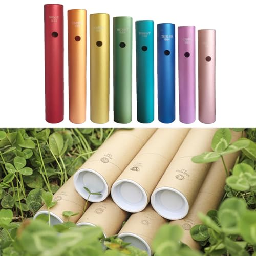 Set di tubi Wah-Wah in alluminio, strumento a percussione manuale per musica e relax, frequenze multiple incluse