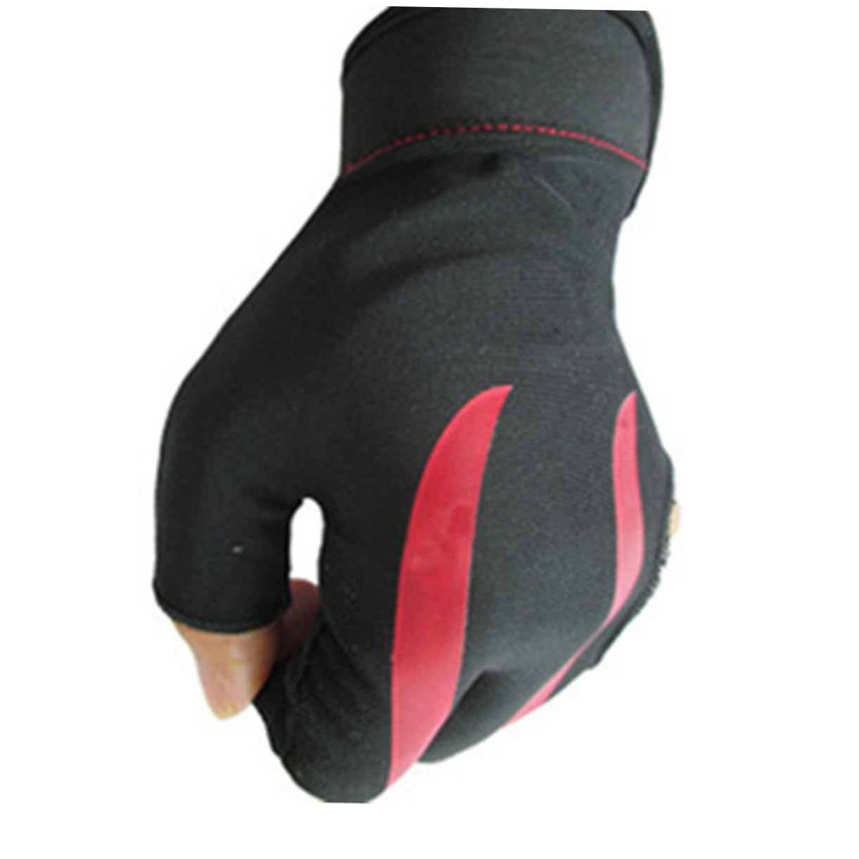 VANZACK Billiards Shooter Glove Left Hand Snooker Pool Glove 3-Finger Stretchable for Smooth Cue Grip