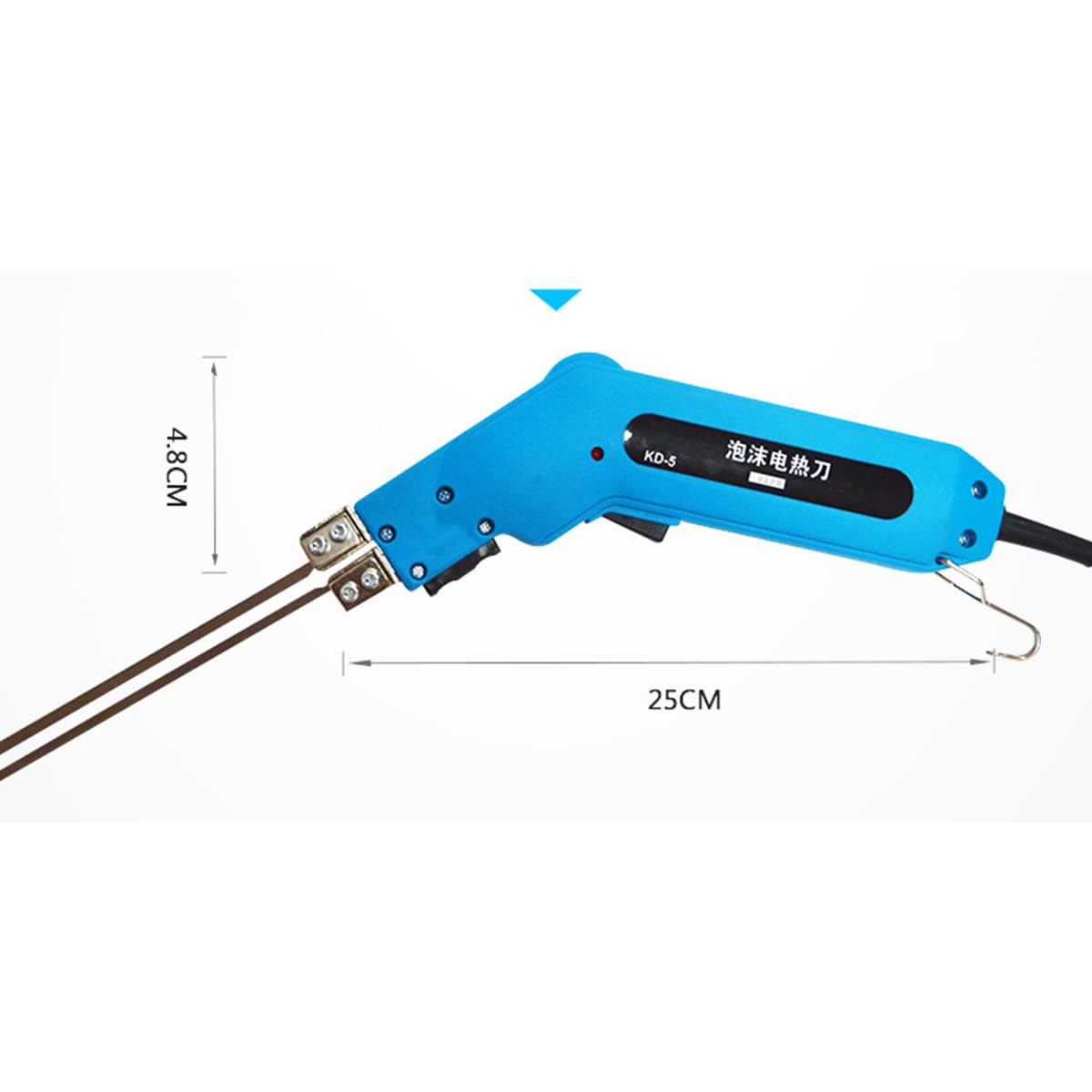 Coltello Elettrico per Scanalare La Schiuma, Taglierina per Schiuma a Coltello Caldo, con Piccola Scheda per Scanalatura, Manopola di Regolazione della Temperatura a 16 Posizioni