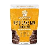 Lakanto Sugar Free Keto Cake Mix - Sweetened with Monk Fruit, Gluten Free, 1 Net Carb, Keto Diet Friendly, Delicious - Chocolate