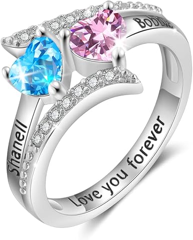Amazon.com: Personalized Promise Rings 