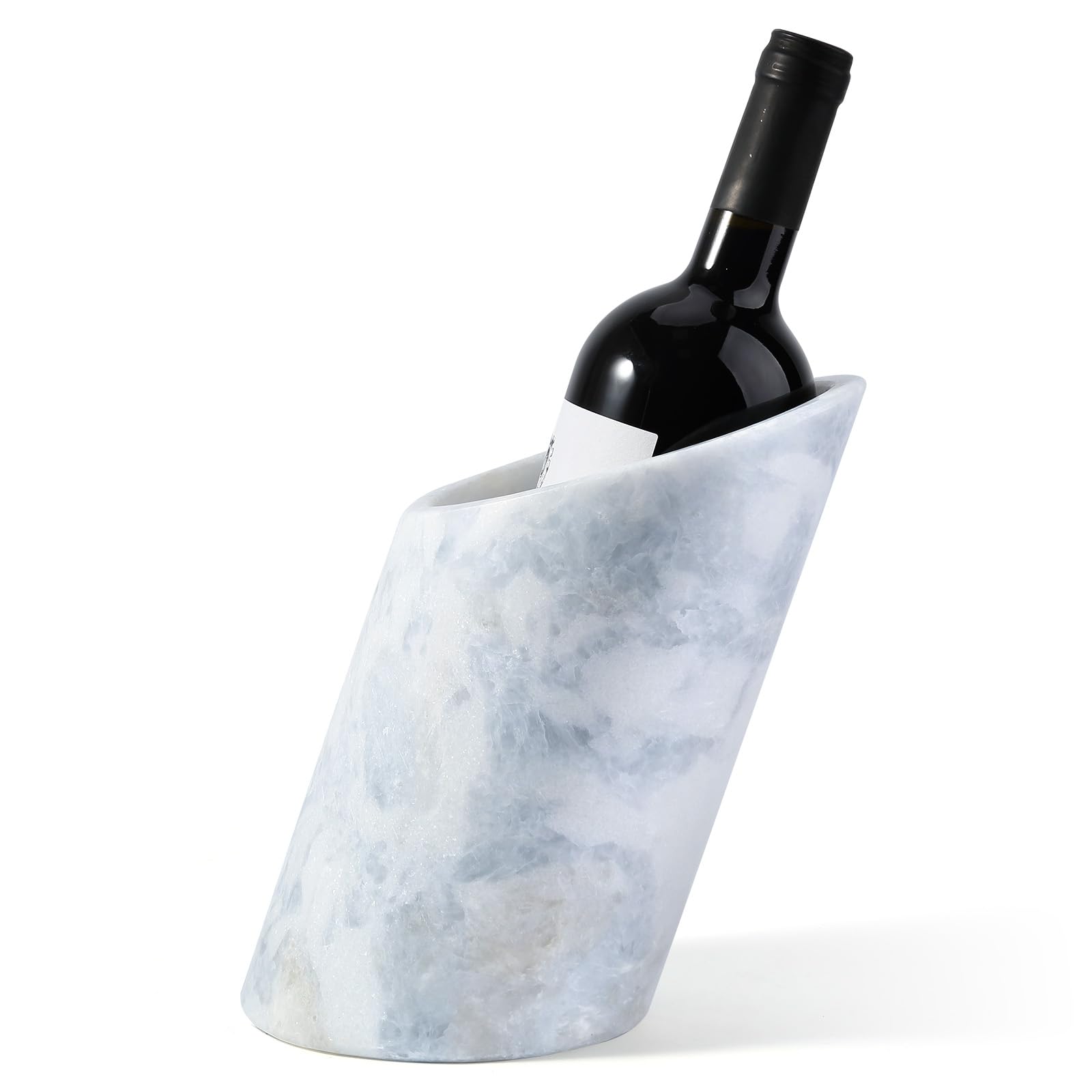 Marble Wine Bottle Chiller Bucket - Versatile Wine Chillers for Bottles - Handcrafted Wine & Champagne Cooler for Parties, Dinner - Stone Kitchen Utensil Holder Ideal for Wine Enthusiasts，Green — Amazon image 8