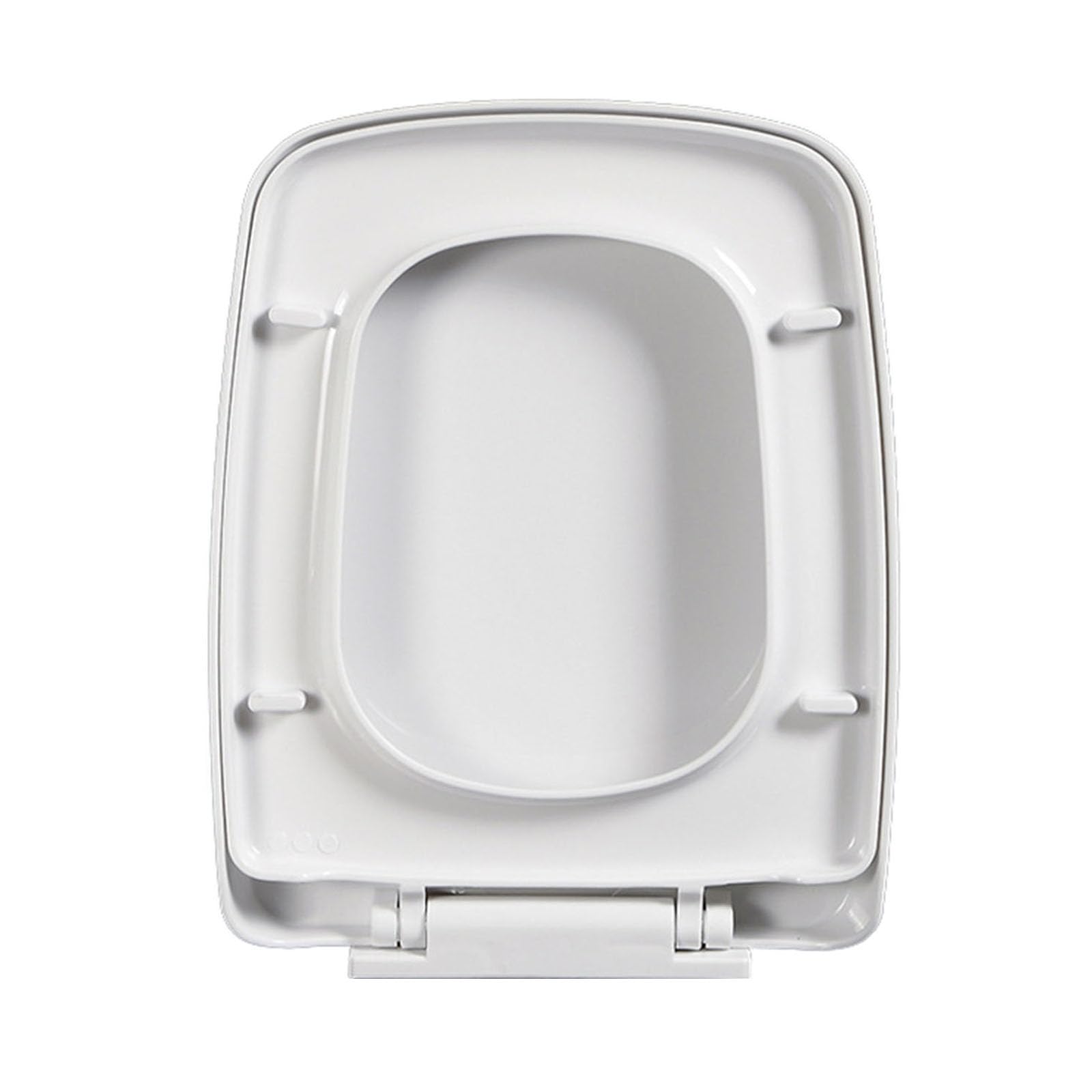 Dxpsxjl One Color Quiet Slow Close Close Toilet Seat, Rectangle, Durable Pp Material, Detachable Cleaning, Fits Standard Standard Toilets, Adjustable, Lightweight, Portable, User-Friendly Adjustable Fit