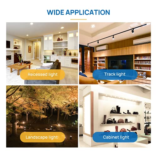 Linkind Mr16 Led Bulb Dimmable, Gu5.3 Bi-Pin Base Mr16 Led Bulbs, 6.5W (70W Equivalent) 3000K Soft White 640Lm Mr16 Led Spot Lights, Recessed, Tracking Lights, 12V Low Voltage, 6 Packs #TOP6