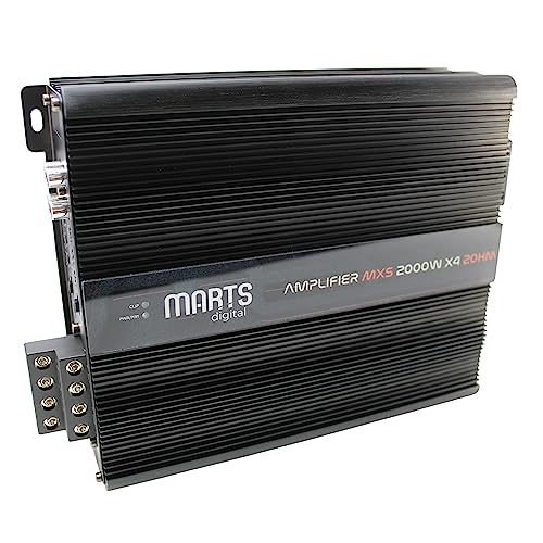 Marts Digital 4-Channel Class D Amplifier 2000W MXS-2000x4-2