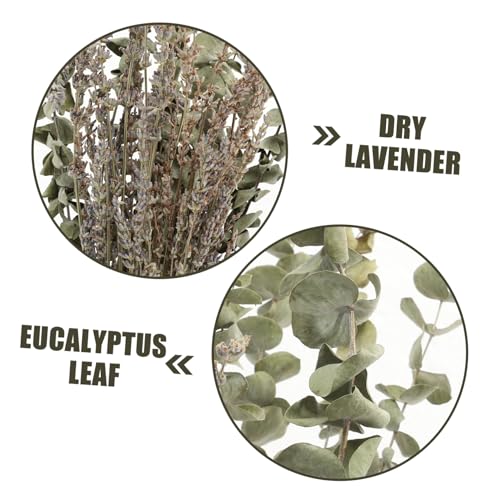 Set de hojas de eucalipto y lavanda secas preservadas miniatura 2