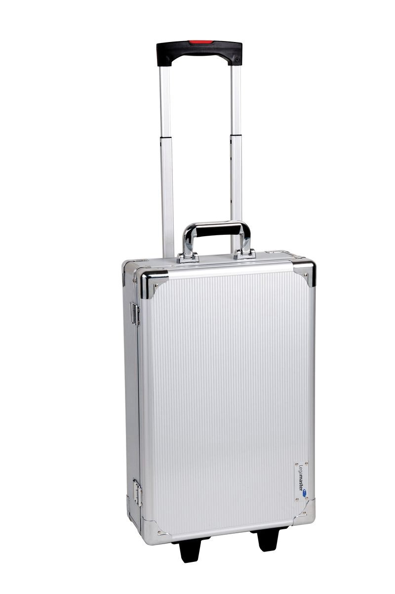 Legamaster Professional mobiler Moderationskoffer 3200-tlg. - hochwertiger Trolley-Koffer mit Zubehör für Seminare, Präsentationen und Moderationen - aus Aluminium mit Rollen, Metall