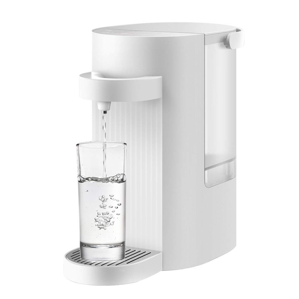 Distributori di acqua calda istantanei Distributore d'acqua intelligente per la casa Mini distributore d'acqua istantaneo Controllo della temperatura a 6 sezioni (Colore : Bianco, Dimensioni : 15 *