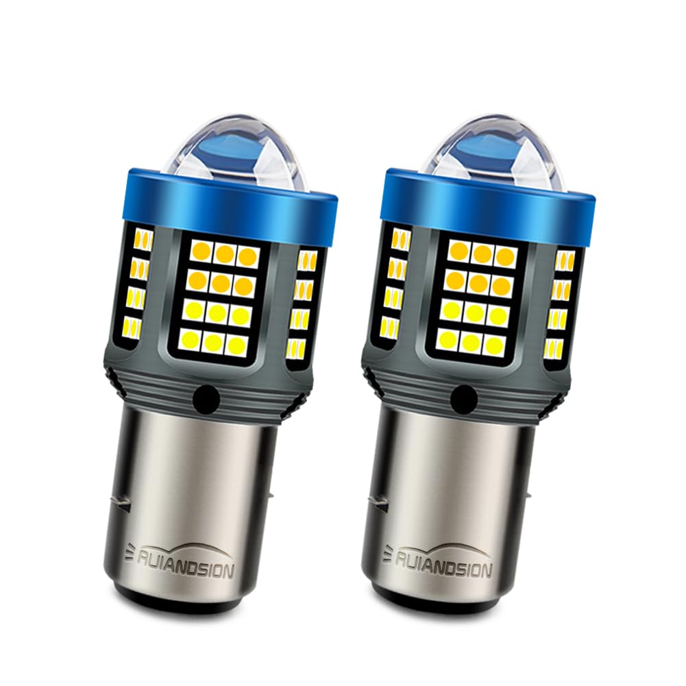 Ruiandsion BA20D Lampadina LED Per Moto – 12-80V, 3000 Lumen, Hi/Lo Beam, CSP, Plug & Play, 1 Pezzo