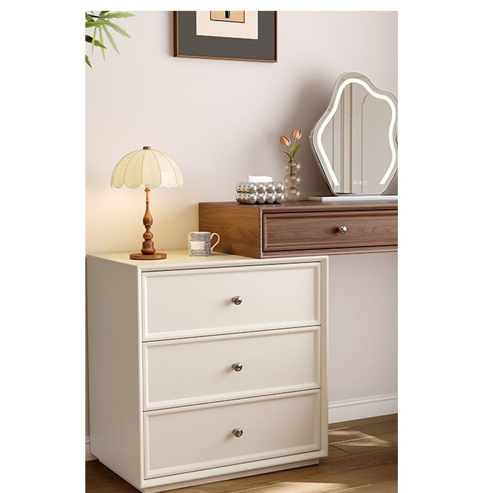 asdchZen Modern Minimalist Solid Wood Dressing Table With Mirror-Sleek Makeup Desk & Bedroom Dresser For Stylish Home Nization