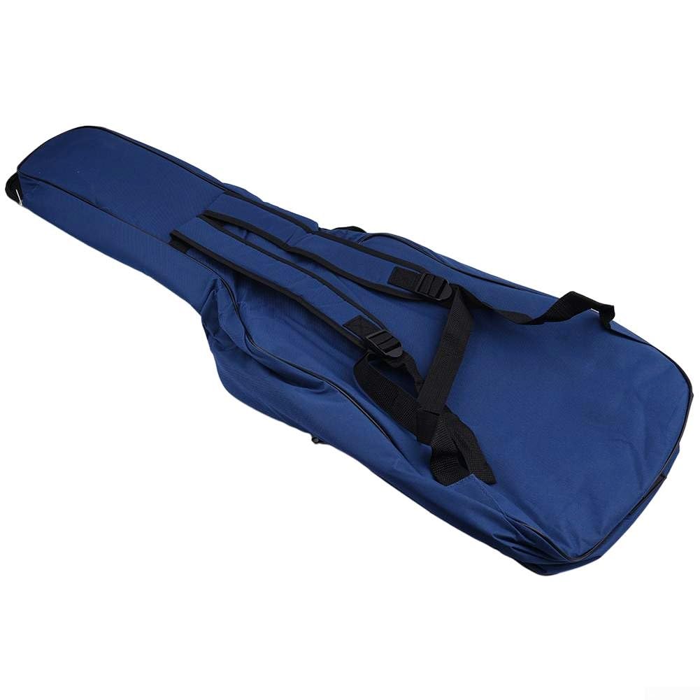Custodia imbottita per chitarre acustiche e classiche da 104 cm, in nylon Oxford resistente all'acqua, con imbottitura spessa e fodera morbida, compatibile (blu)