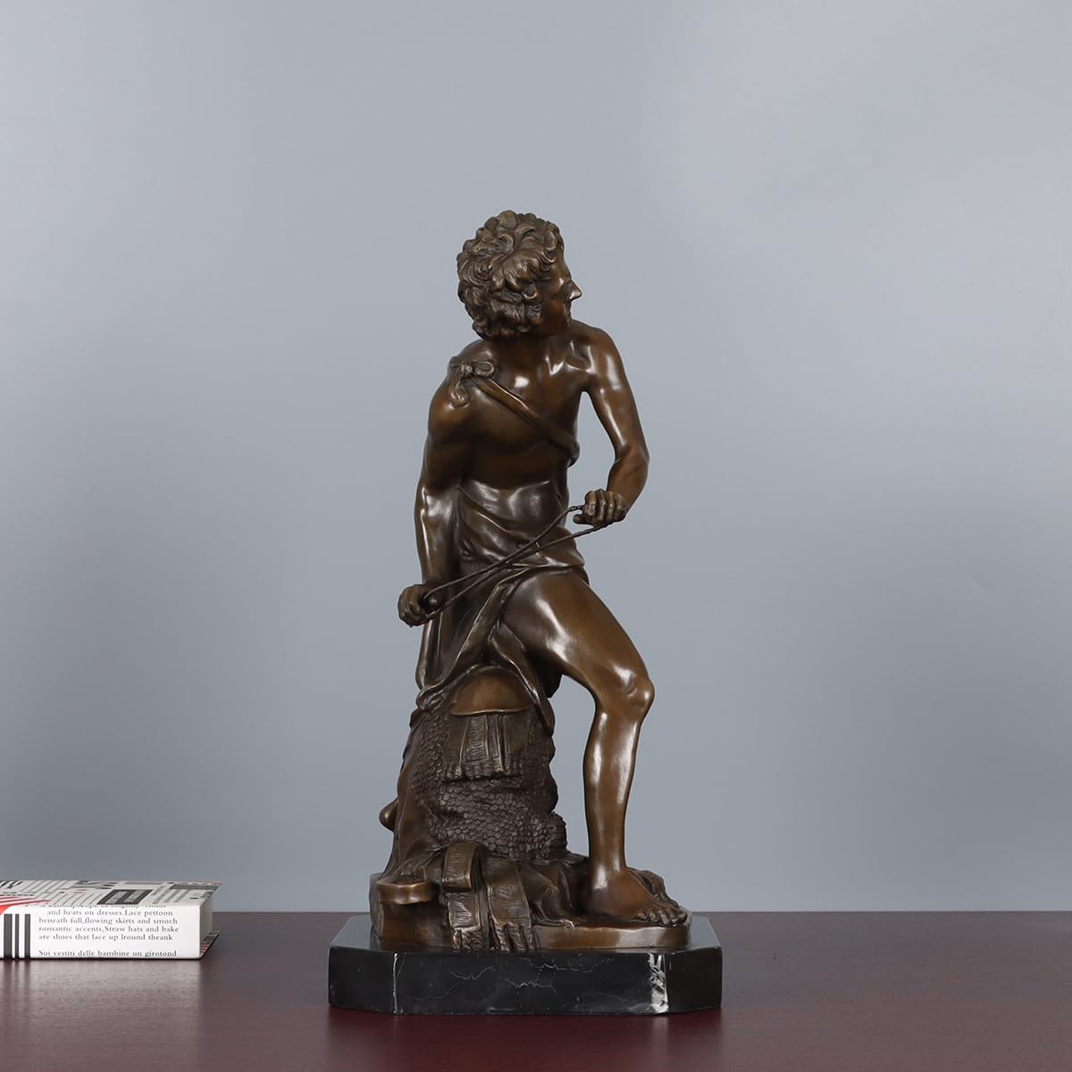 彫刻画　レプリカ　G.Andreoni Large Masterpiece Gorilla With Chameleon - Oaxacan Alebrije Wood