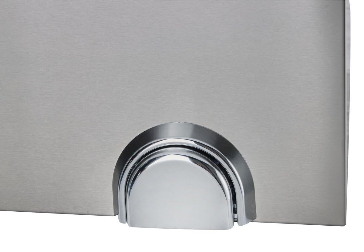 GastroHero Lavabo a mano con funzionamento al ginocchio, lavabo a mano Gastro in acciaio inox, grande I montaggio a parete