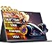 Produktbild UPERFECT Portable Monitor 16 Zoll 120Hz Tragbarer Monitor für Gaming FHD 1080P Mobiler Monitor mit Mini HDMI USB C Monitor Laptop Bildschirm Erweiterung für Laptop Switch/Xbox, VESA-Kompatibel