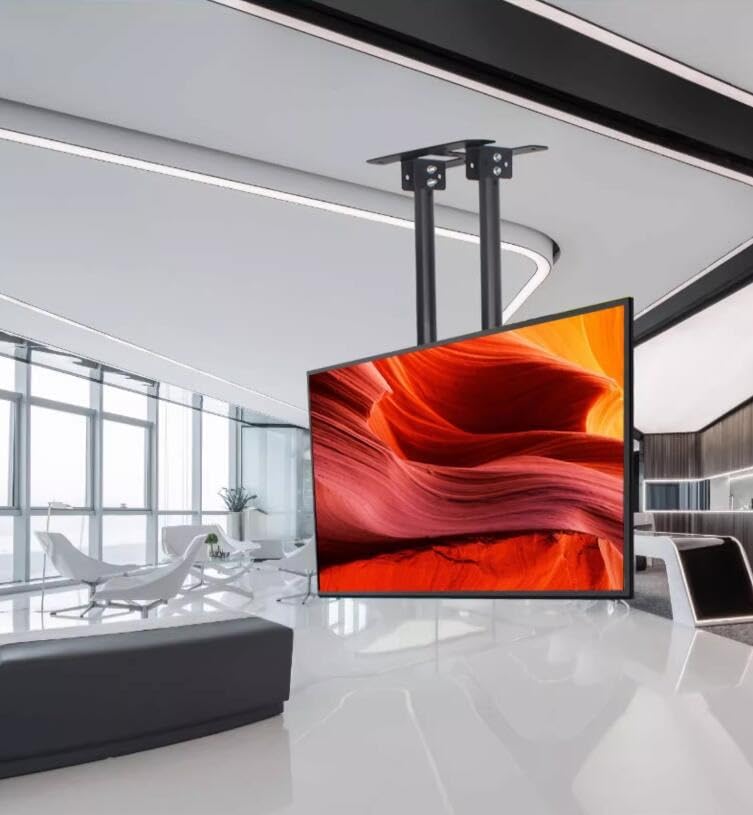 Support mural TV et plafond pour créer un cinéma maison avec grand écran