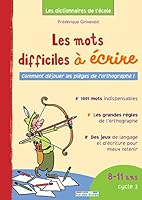 Les mots difficiles à écrire 2844314651 Book Cover